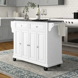 Kitchen Island With Cutting Board Top - Foter