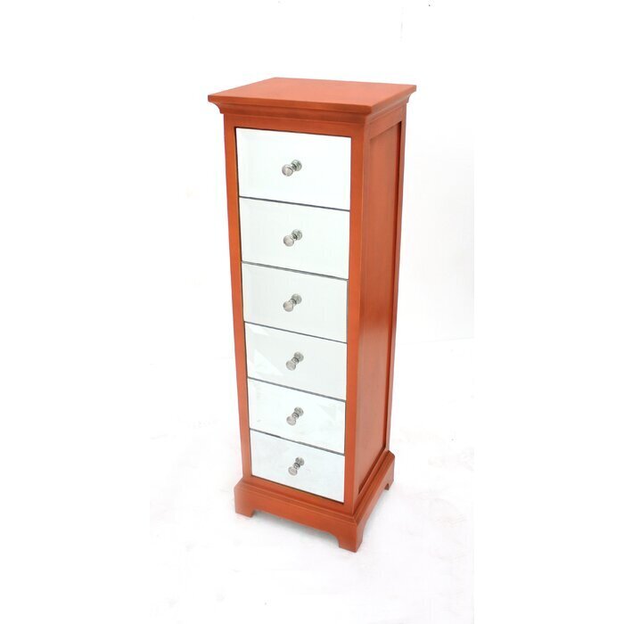 Contrasting Apothecary Media Cabinet