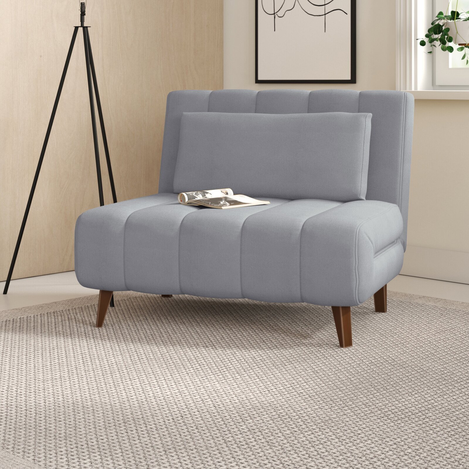 Convertible Wide Loveseat Chair