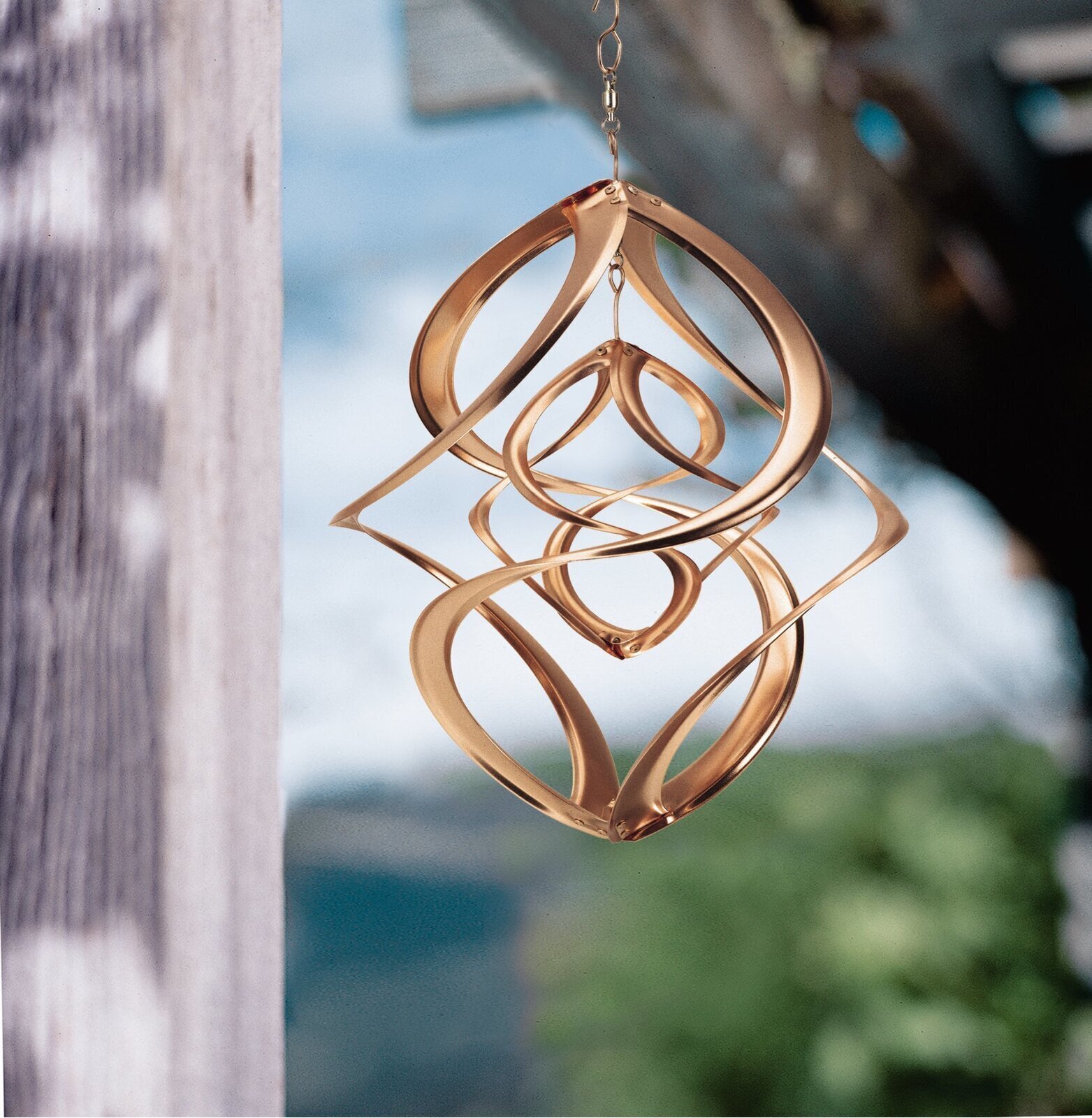 Copper Colored Hanging Wind Spinner