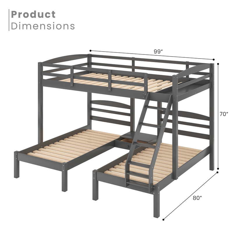 Triple Loft Bunk Bed - Ideas on Foter