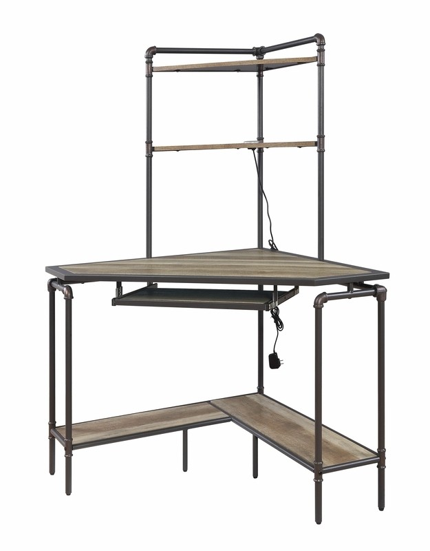 Corner Desk with Hutch