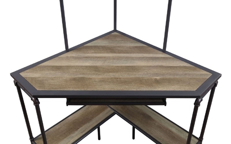Corner Desk with Hutch
