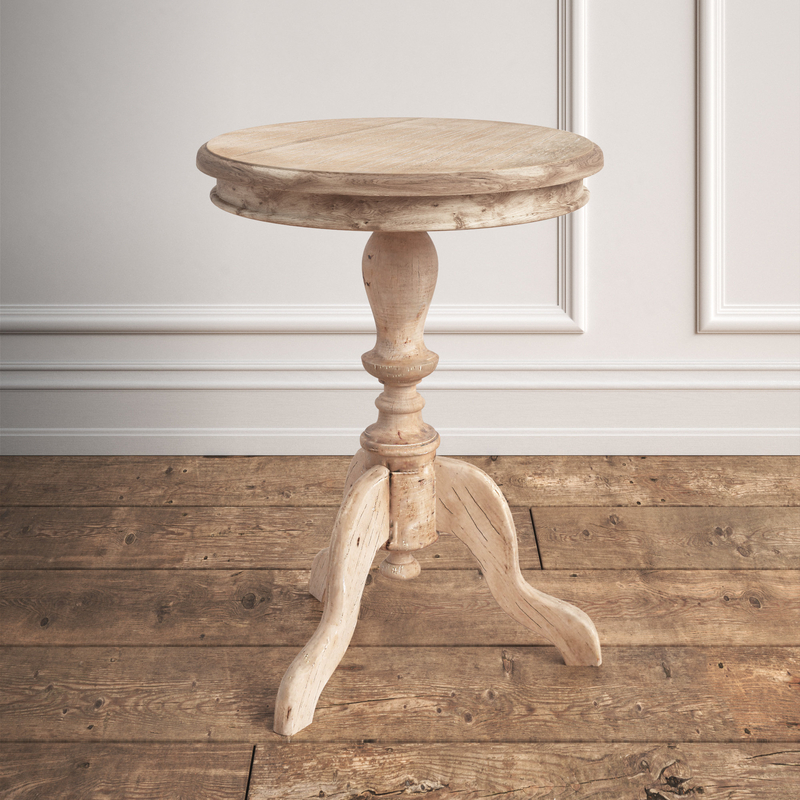 white french country end tables