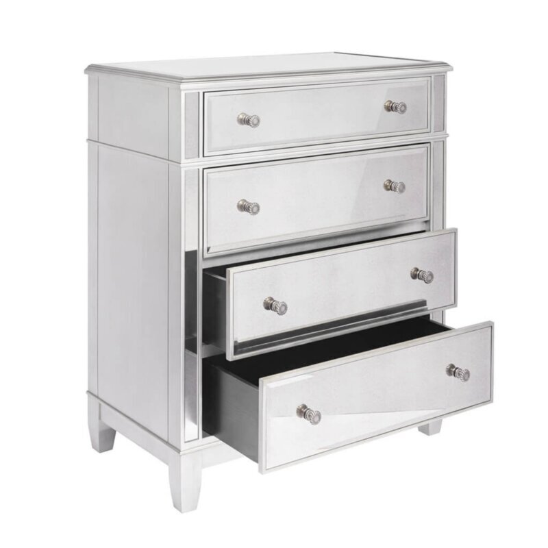 Cottage Style Mirrored Chest