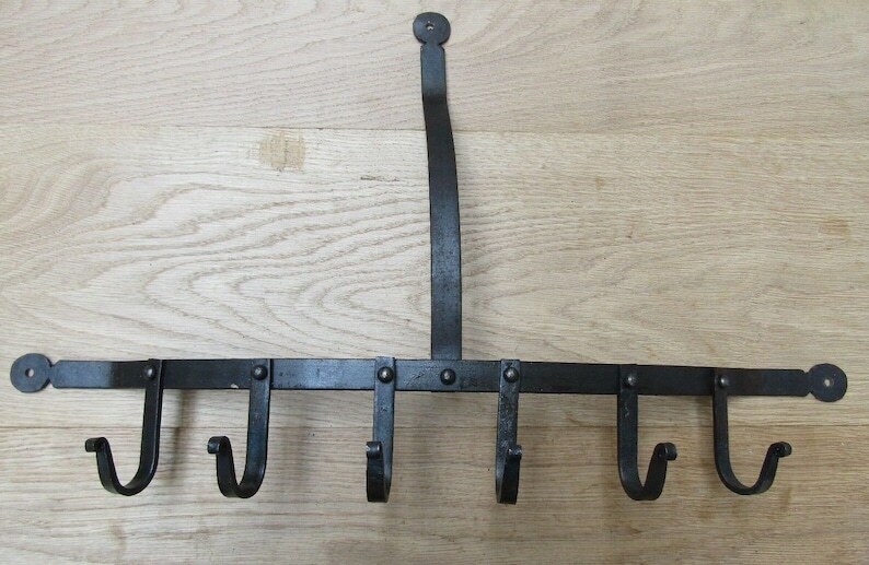 Country Style Wrought Iron Pot Rack