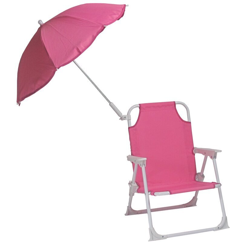 Covered Pink Outdoor Chair for Children