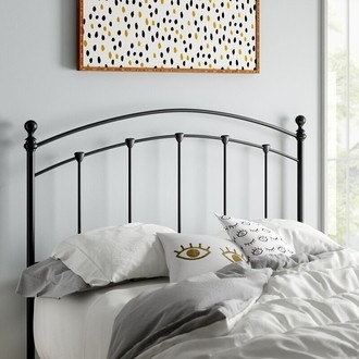 White wrought iron 2024 headboard queen