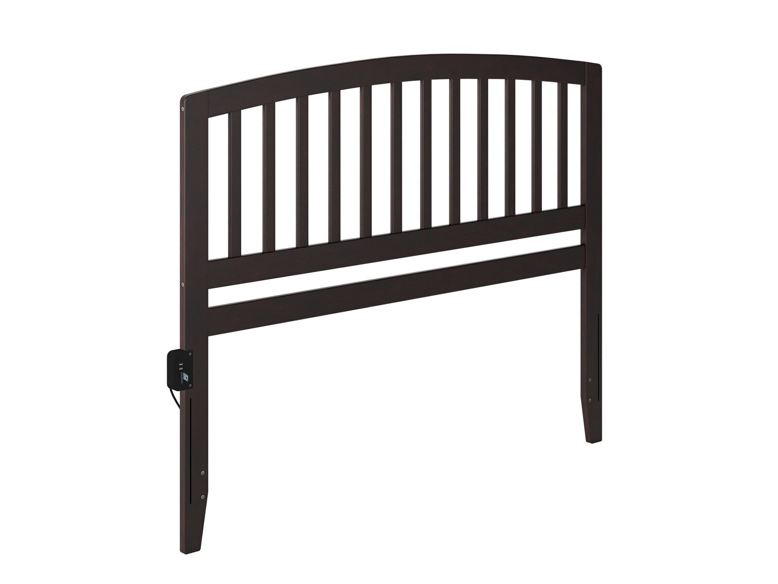 Curved mission style queen headboard
