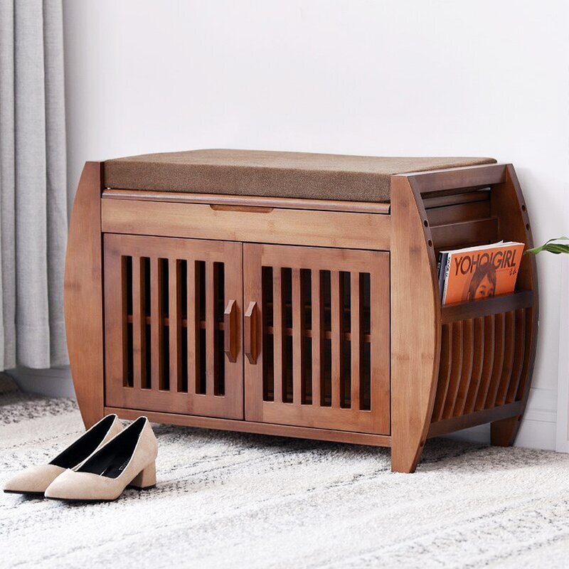 Cute Compact Shoe Cabinet and Seat