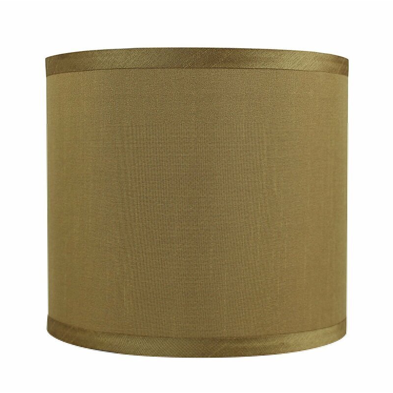 Cylindrical Barrel Drum Silk Shade