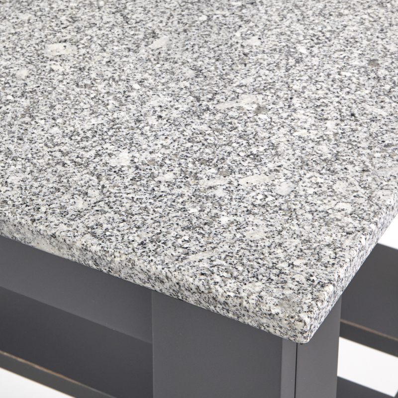 Dadler 56'' Wide Kitchen Island with Granite Top