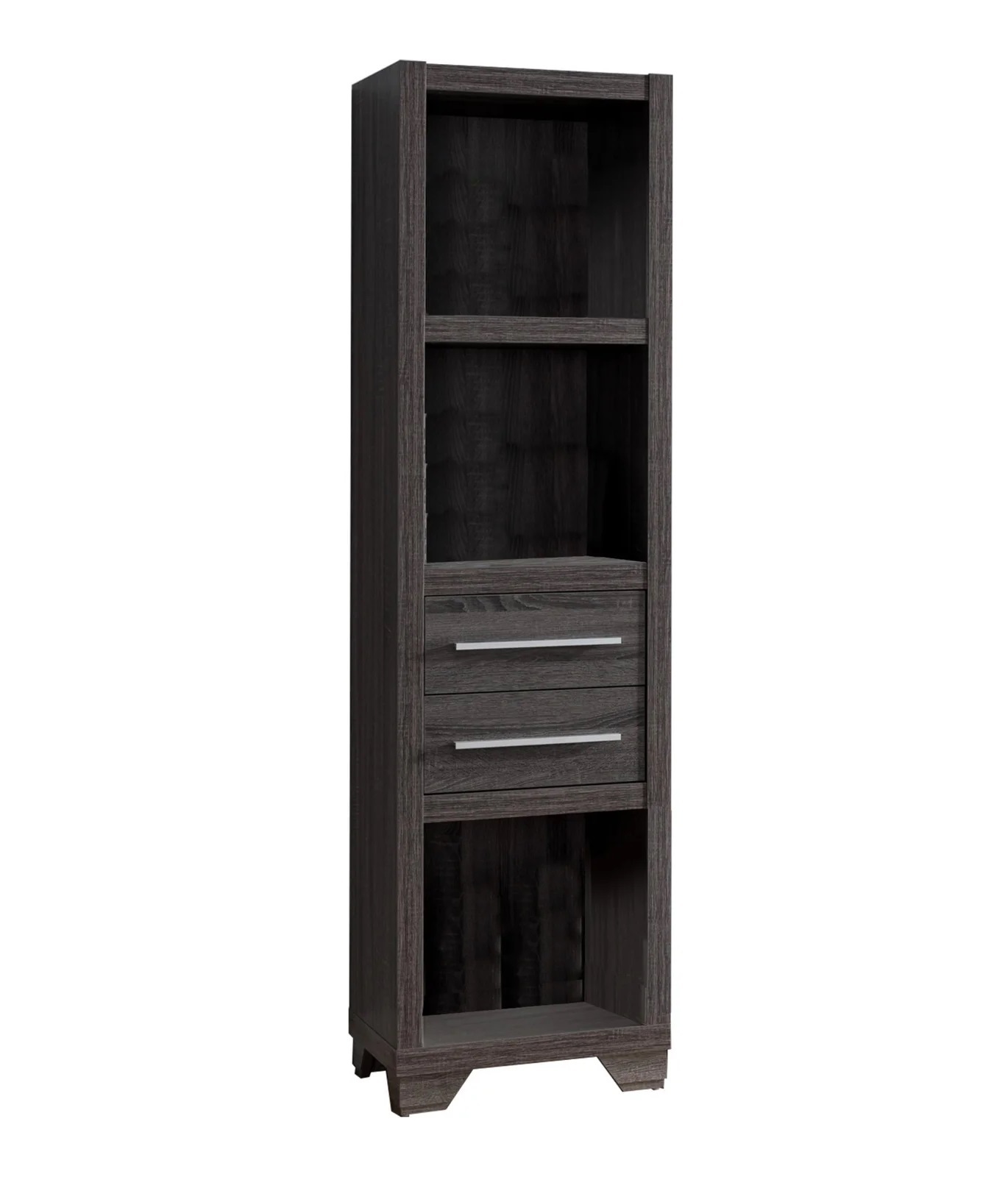Dark Grey DVD Stand With Drawers