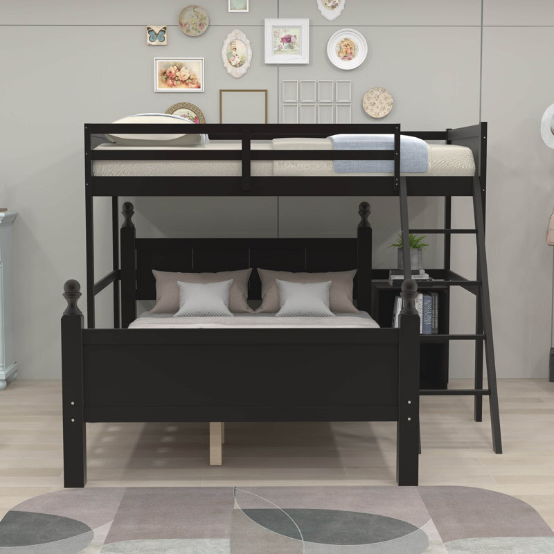 Dark L Shaped Bunk Beds For Adults