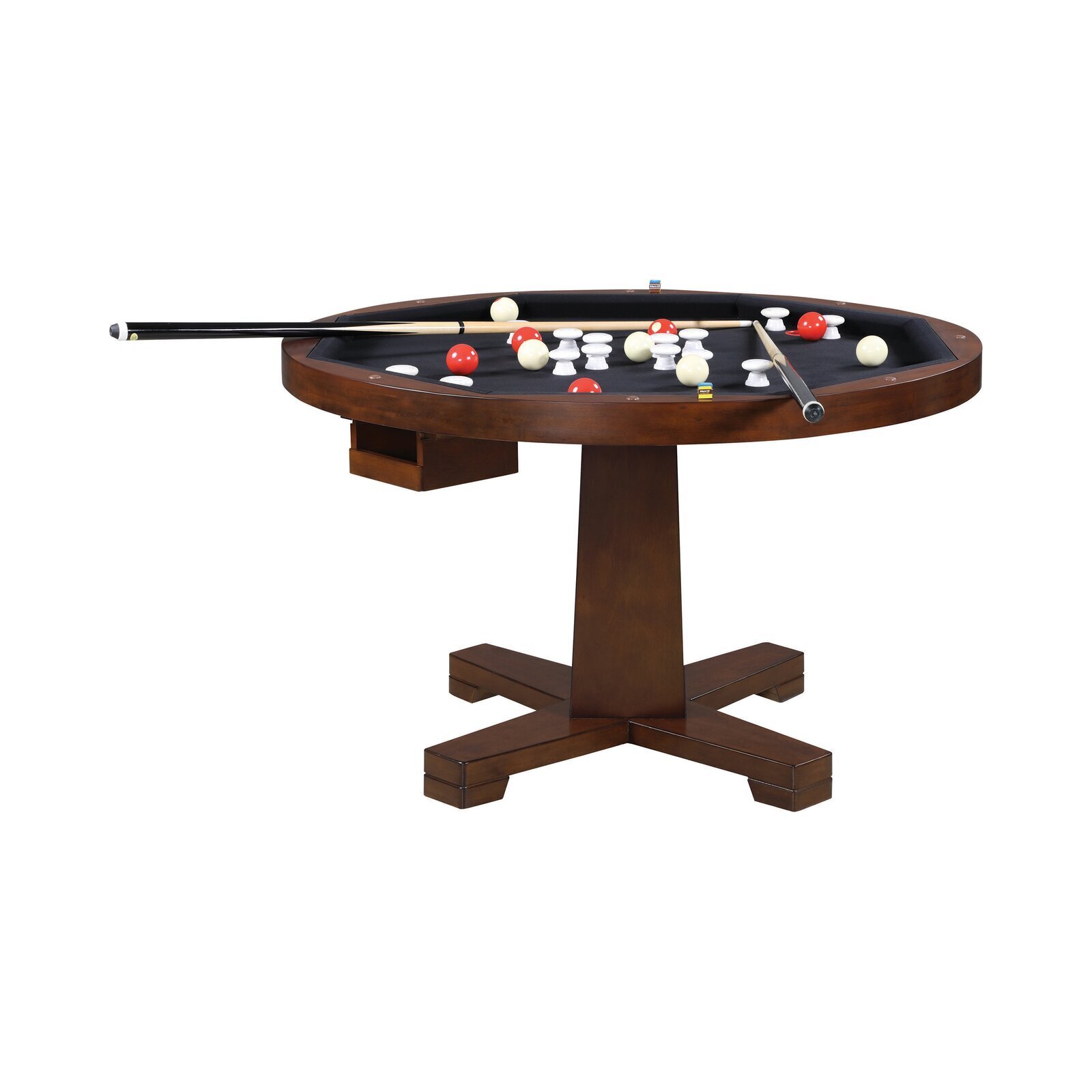 Dark Poker and Pool Table