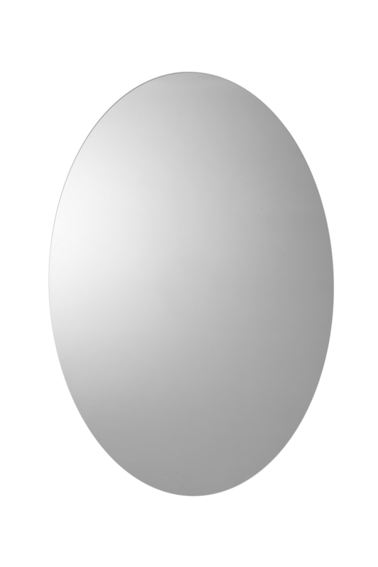 Davenport Oval Aluminum Medicine Cabinet 21 X 31