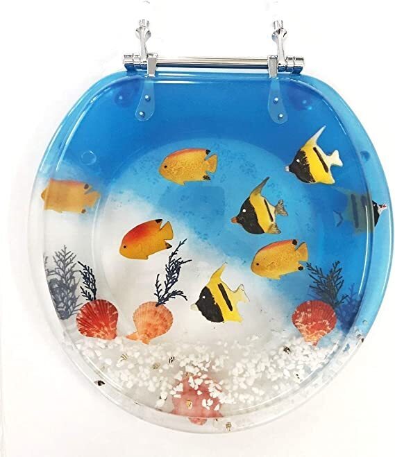 Decorative Fish Toilet Seat