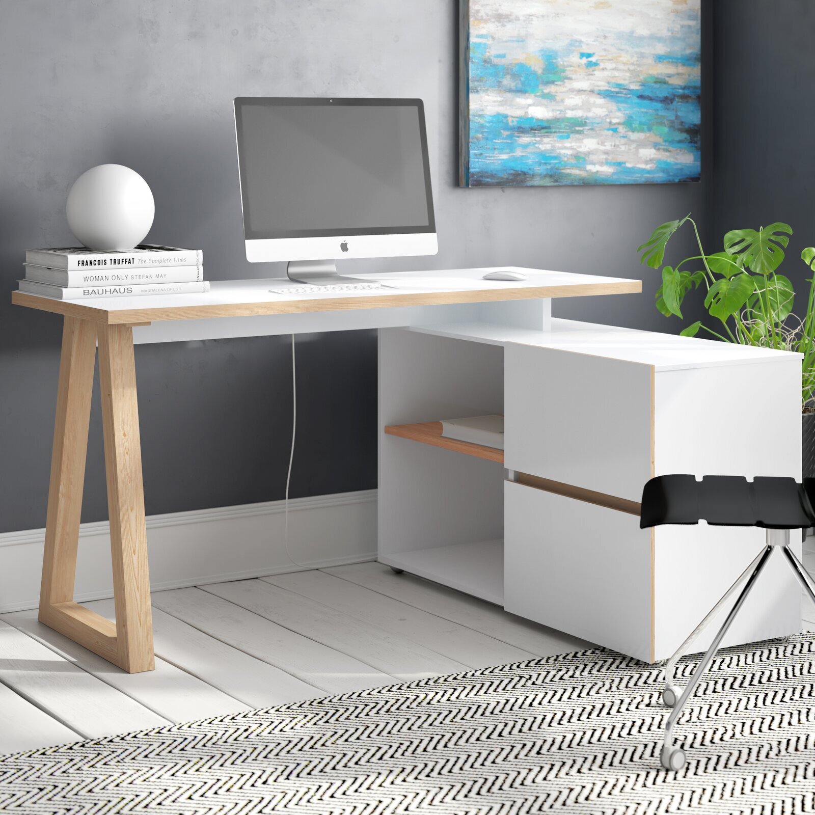 Desk with Scandi Vibe