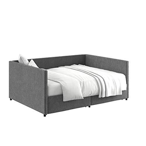 DHP Daybed with Storage Bed, Full, Grey