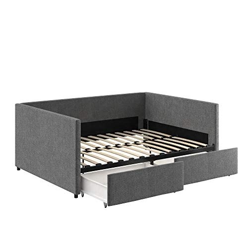 DHP Daybed with Storage Bed, Full, Grey