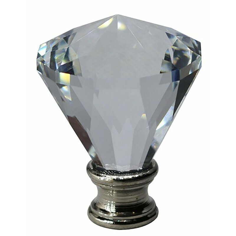 Diamond Inspired Lamp Finial