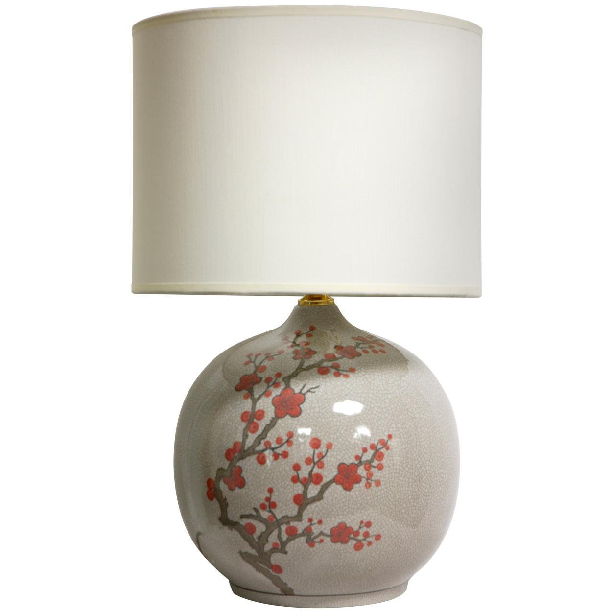 Discreet Neutral Antique Chinese Lamp