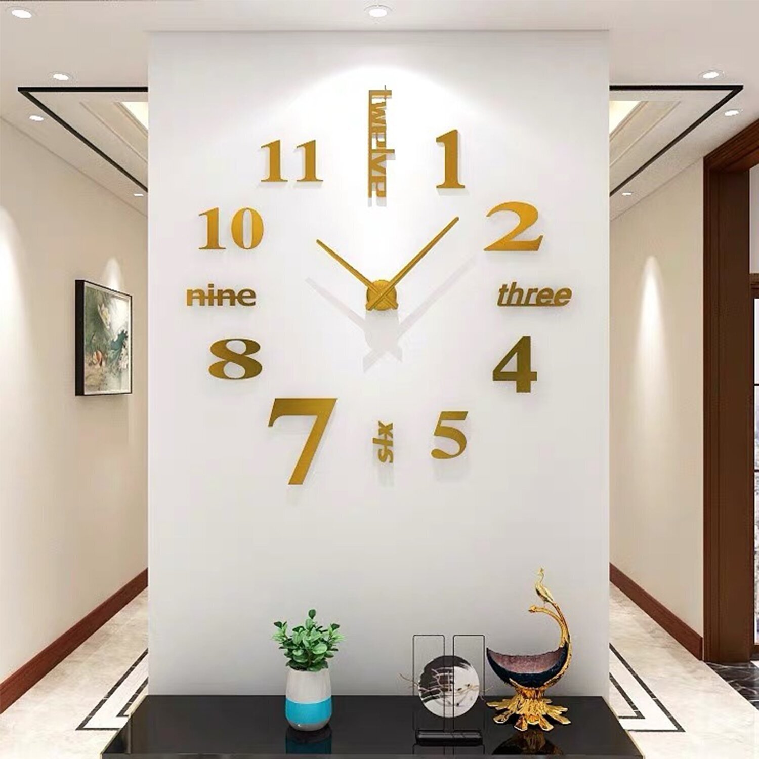 DIY Extra large Wall Clock