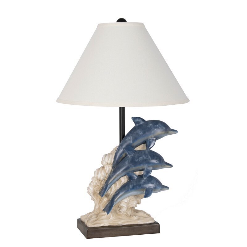 Dolphin Sculpture Table Lamp