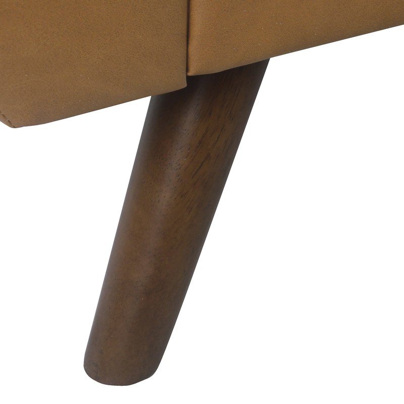Dontre Faux Leather Flip Top Storage Bench