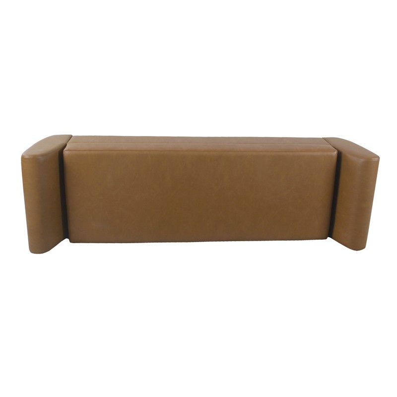Dontre Faux Leather Flip Top Storage Bench