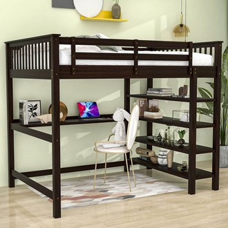 Adult Full Size Bunk Beds With Desk - Foter