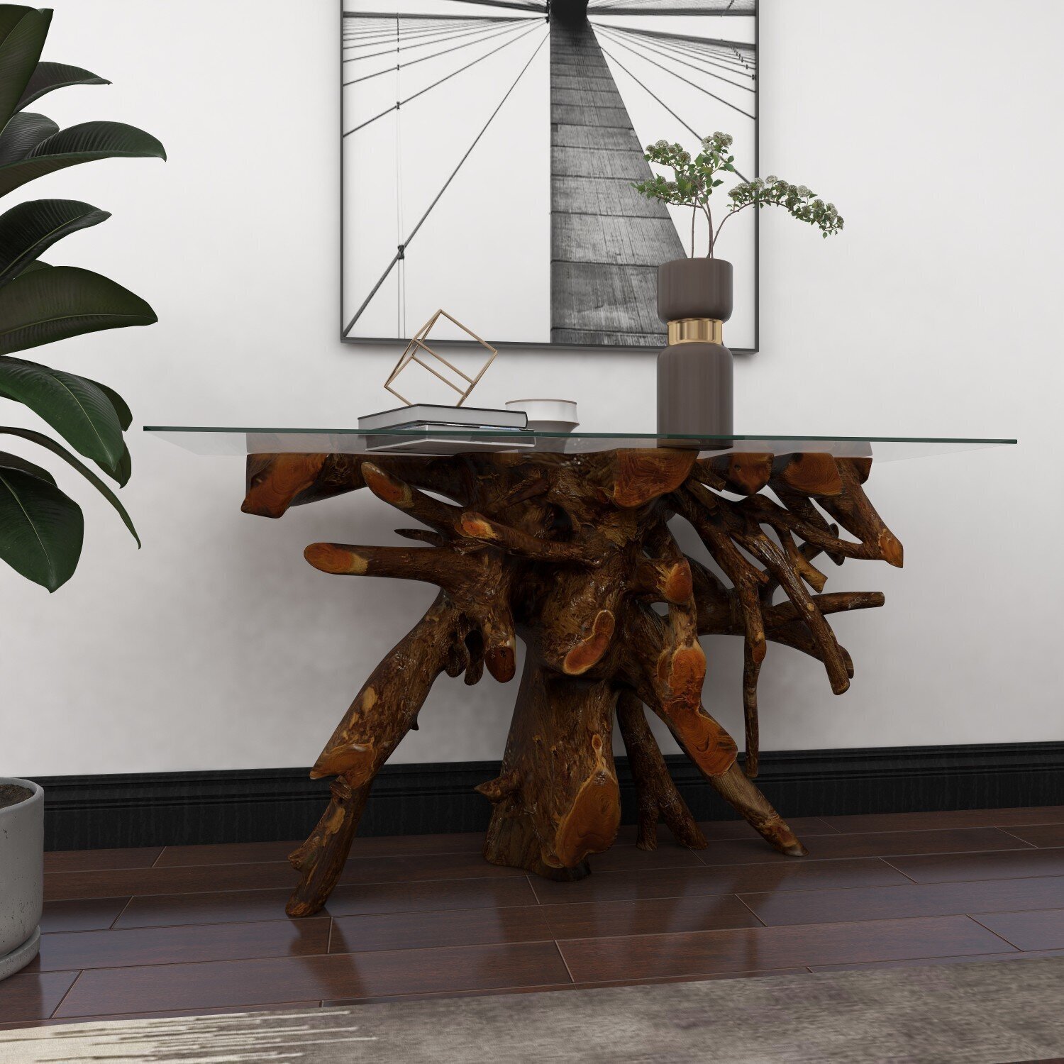 Driftwood Entry Table