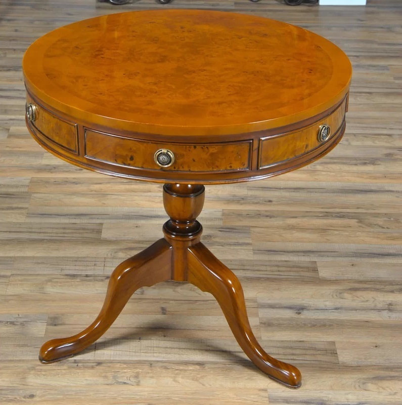 Drum table antique