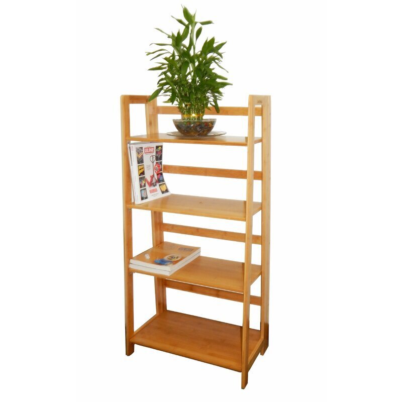 Eco friendly 4 tier Bamboo Bookcase