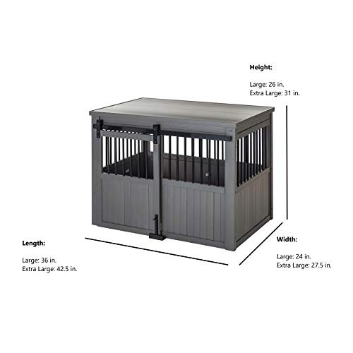 ECOFLEX® Homestead Sliding Barn Door Dog Crate
