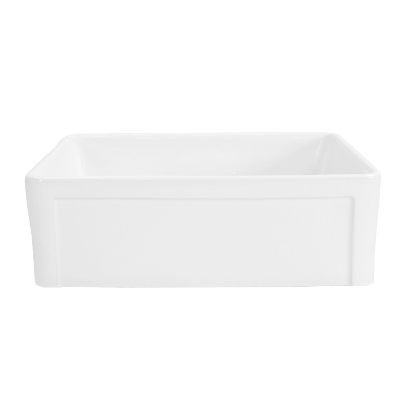 Edgware 30" L x 20" W Farmhouse Kitchen Sink With Basket Strainer