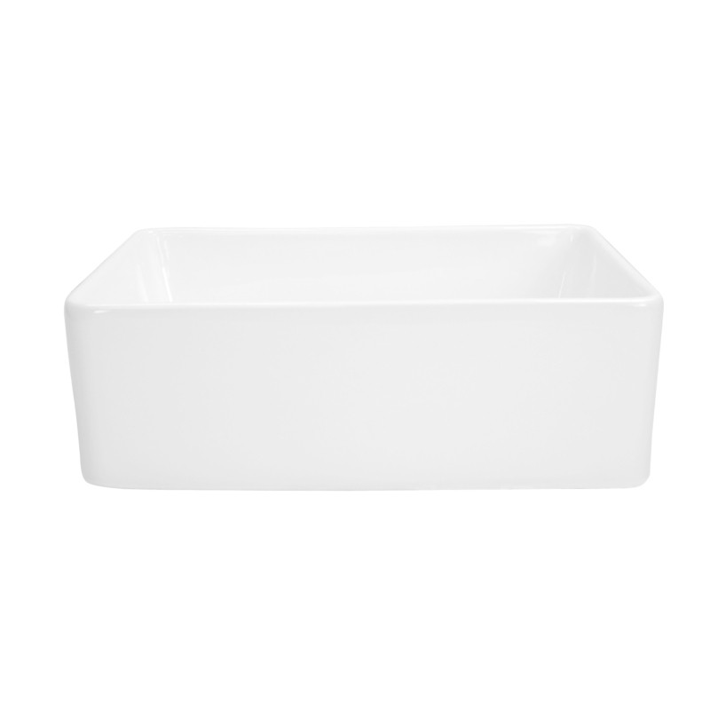 Edgware 30" L x 20" W Farmhouse Kitchen Sink With Basket Strainer