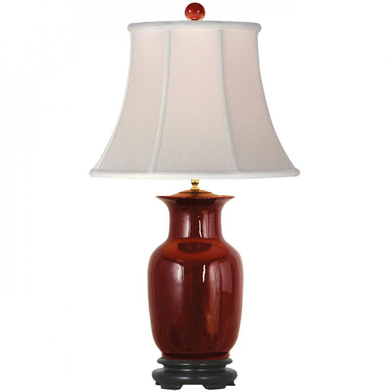 Elegant and Large Oriental Table Lamp 