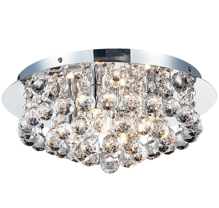 Elegant crystal ceiling fan light kit