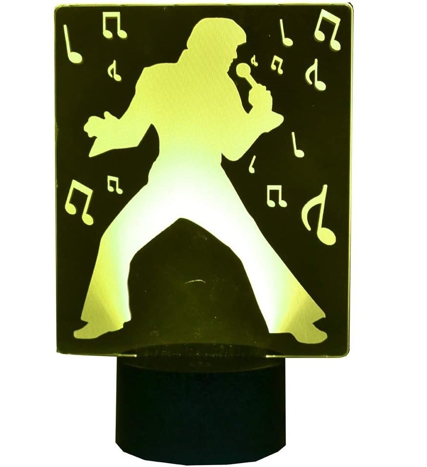 Elvis Presley Illusion Lamp
