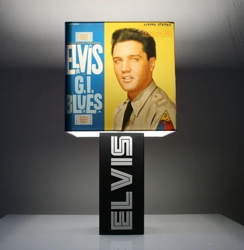 Elvis Presley Lamp and Album Cover Lampshade