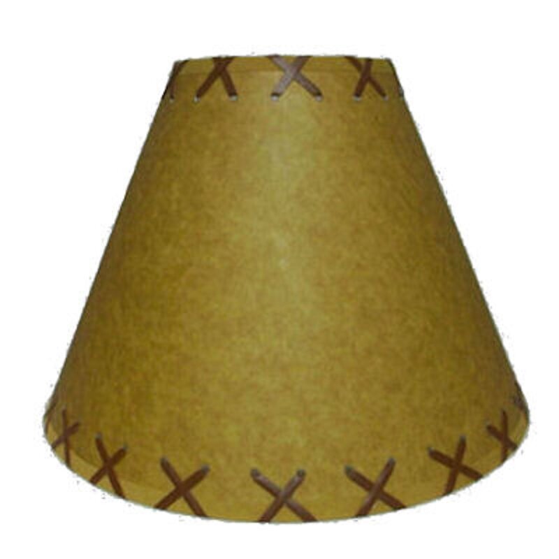 Empire parchment lamp shade for table lamps