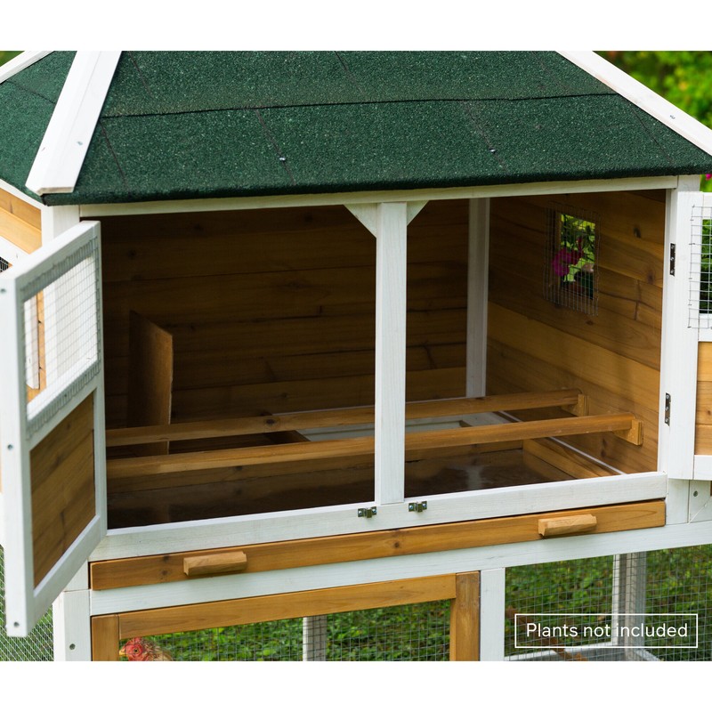 Enrique 15.8 Square Feet Chicken Coop with Chicken Run