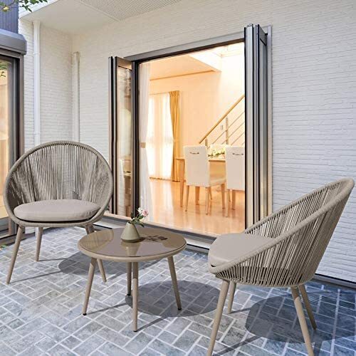 Ergonomic stainless steel grey outdoor furniture