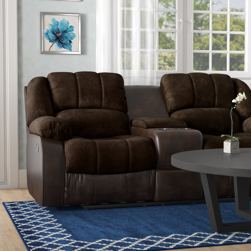 Ermera 76'' Pillow Top Arm Reclining Loveseat