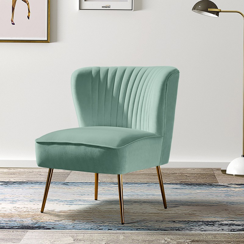 Euclid 26'' Wide Tufted Velvet Side Chair