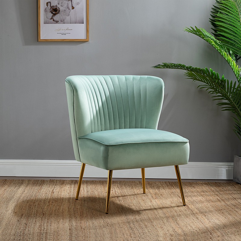 Euclid 26'' Wide Tufted Velvet Side Chair