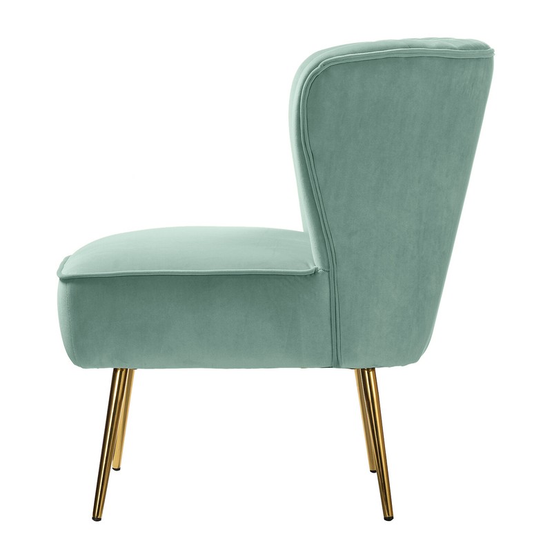 Euclid 26'' Wide Tufted Velvet Side Chair