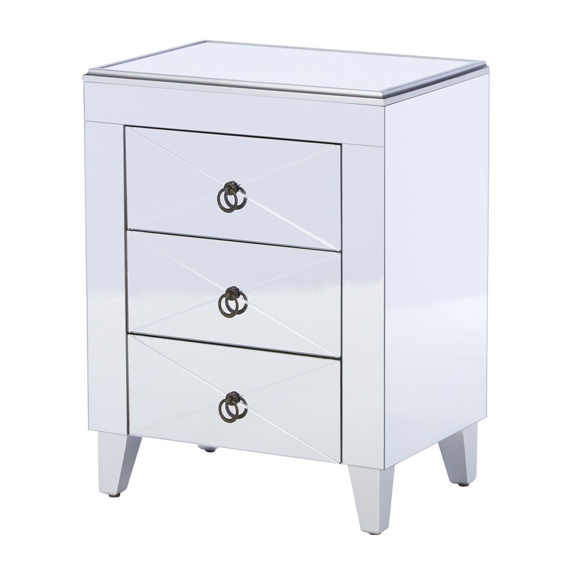 Evelinda 26'' Tall 3 - Drawer End Table