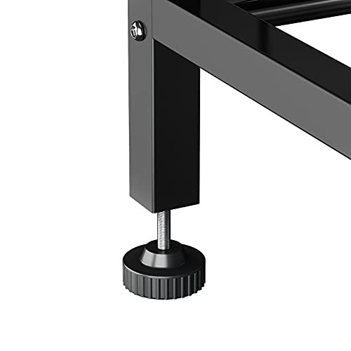 Expandable Microwave Oven Rack, Metal Microwave Shelf Countertop for Kitchen Contains 2 Tier with 3 Hooks, Type H by DOLALIKE